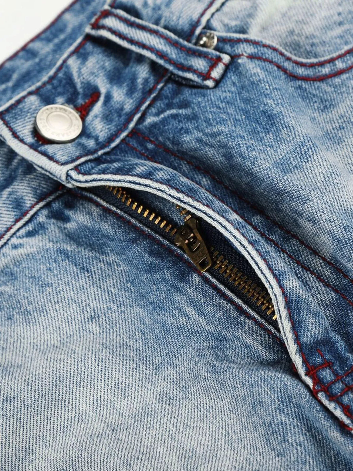 Men's Distressed Wide-Leg Jeans - Lilixa.store