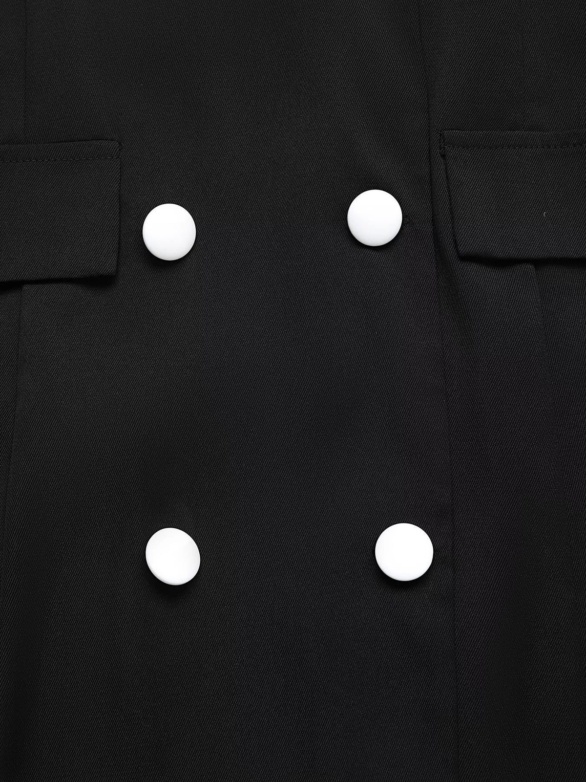 Lace Detail Double Breasted Blazer Dress - Lilixa.store