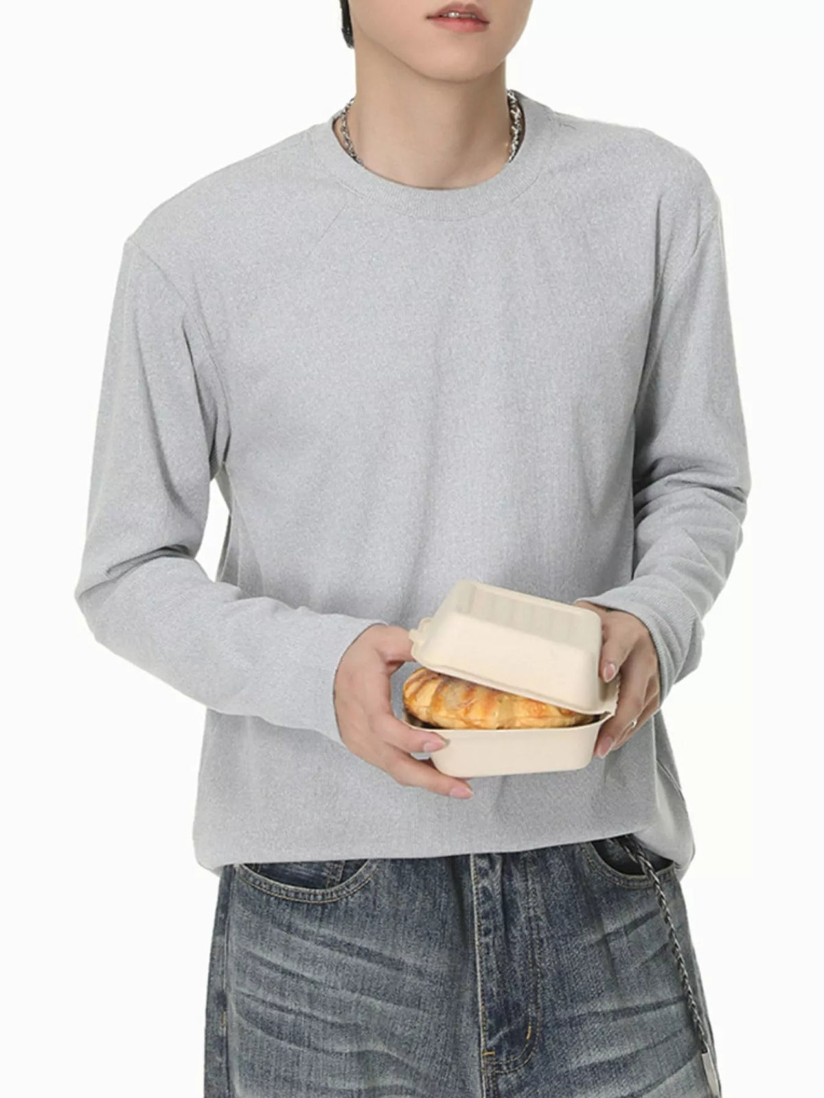 Men's Long-Sleeve Crew Neck T-Shirt - Lilixa.store