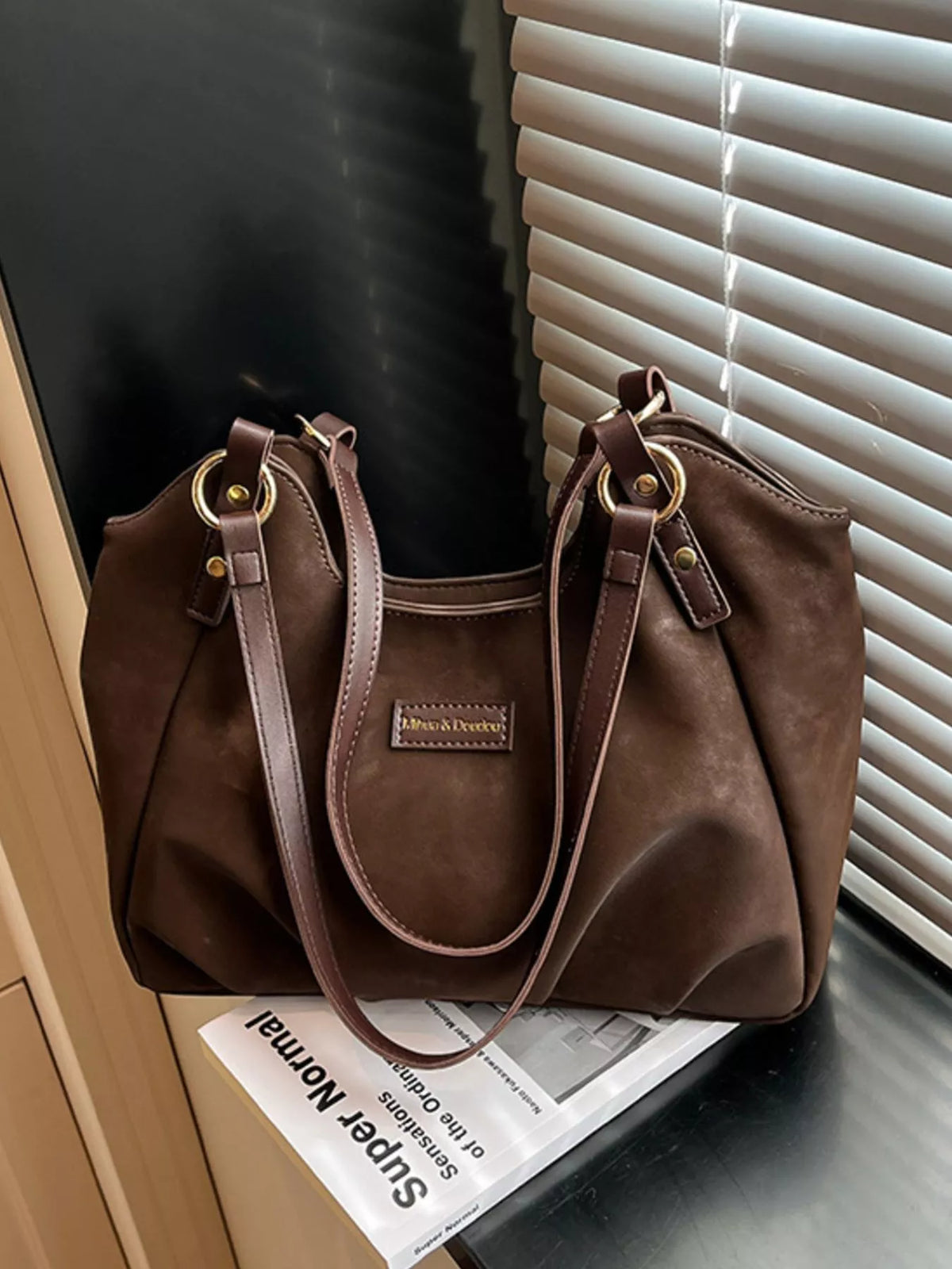 Vintage Suede Handbag
