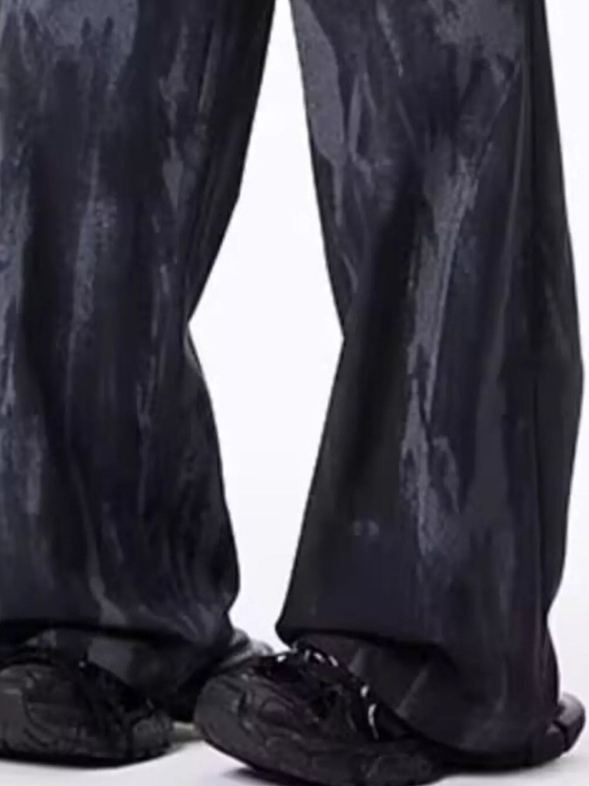 Men's Drawstring Wide-Leg Tie-Dye Casual Pants