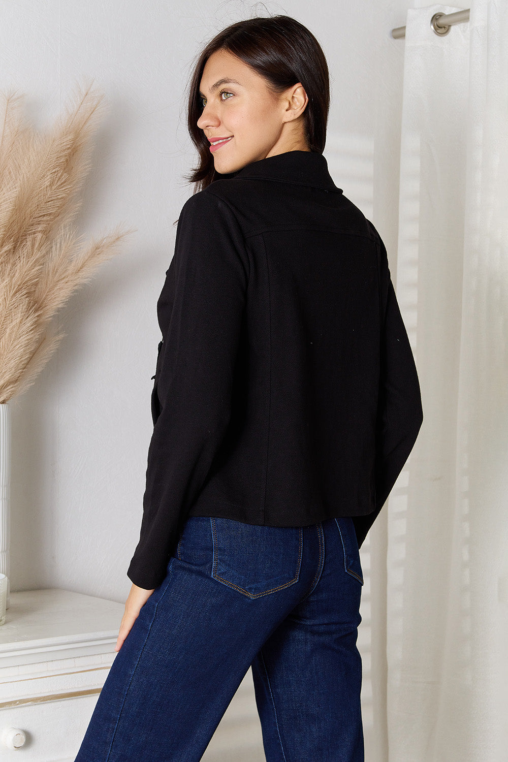 Culture Code Full Size Zip-Up Jacket with Pockets - Lilixa.store