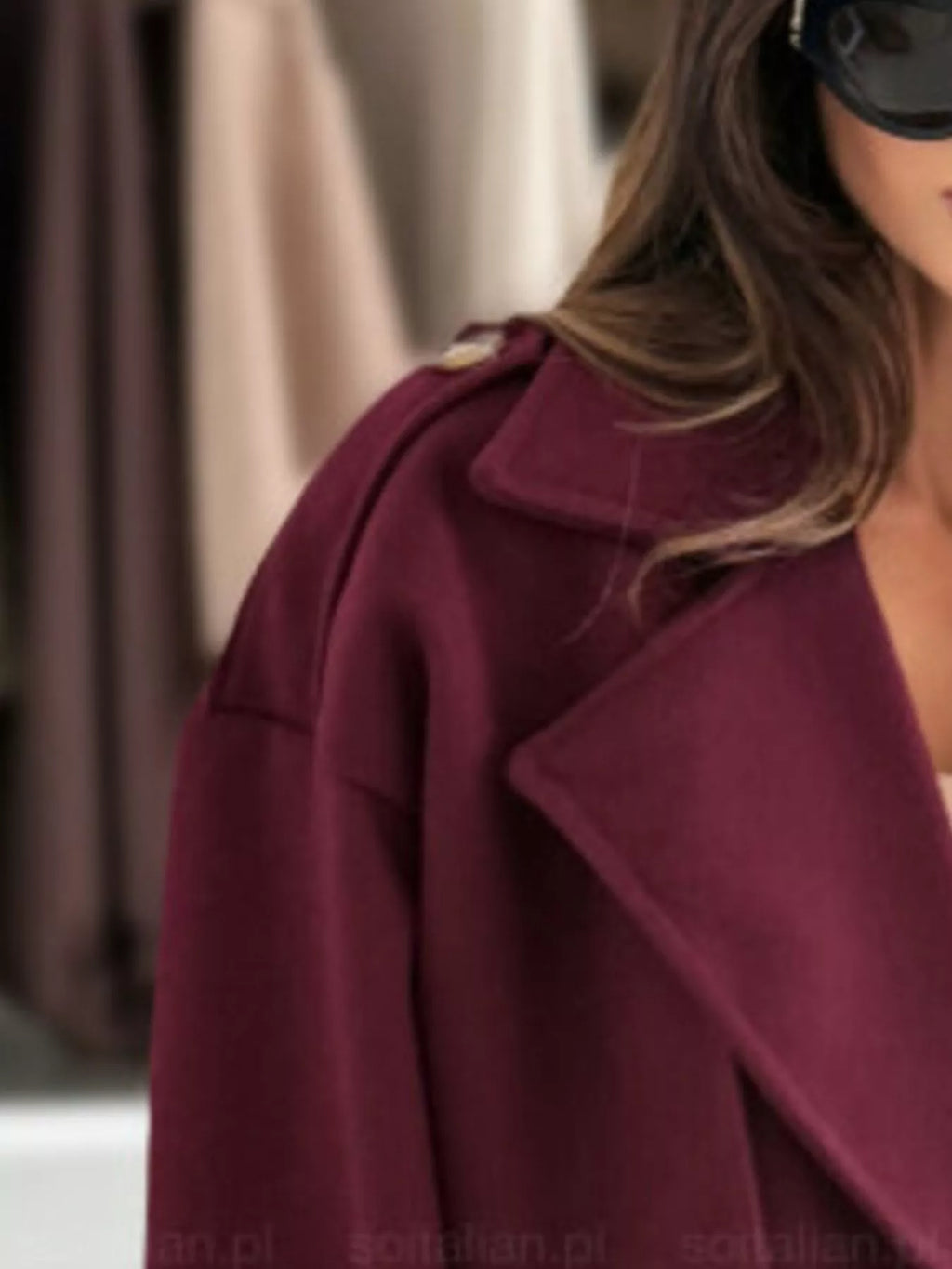 Double-Breasted Cropped Outerwear - Lilixa.store