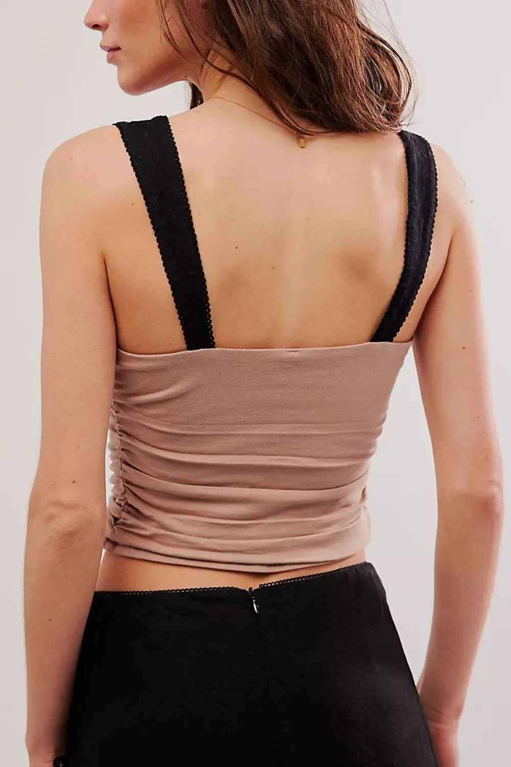 Square Neck Wide Strap Cami - Lilixa.store