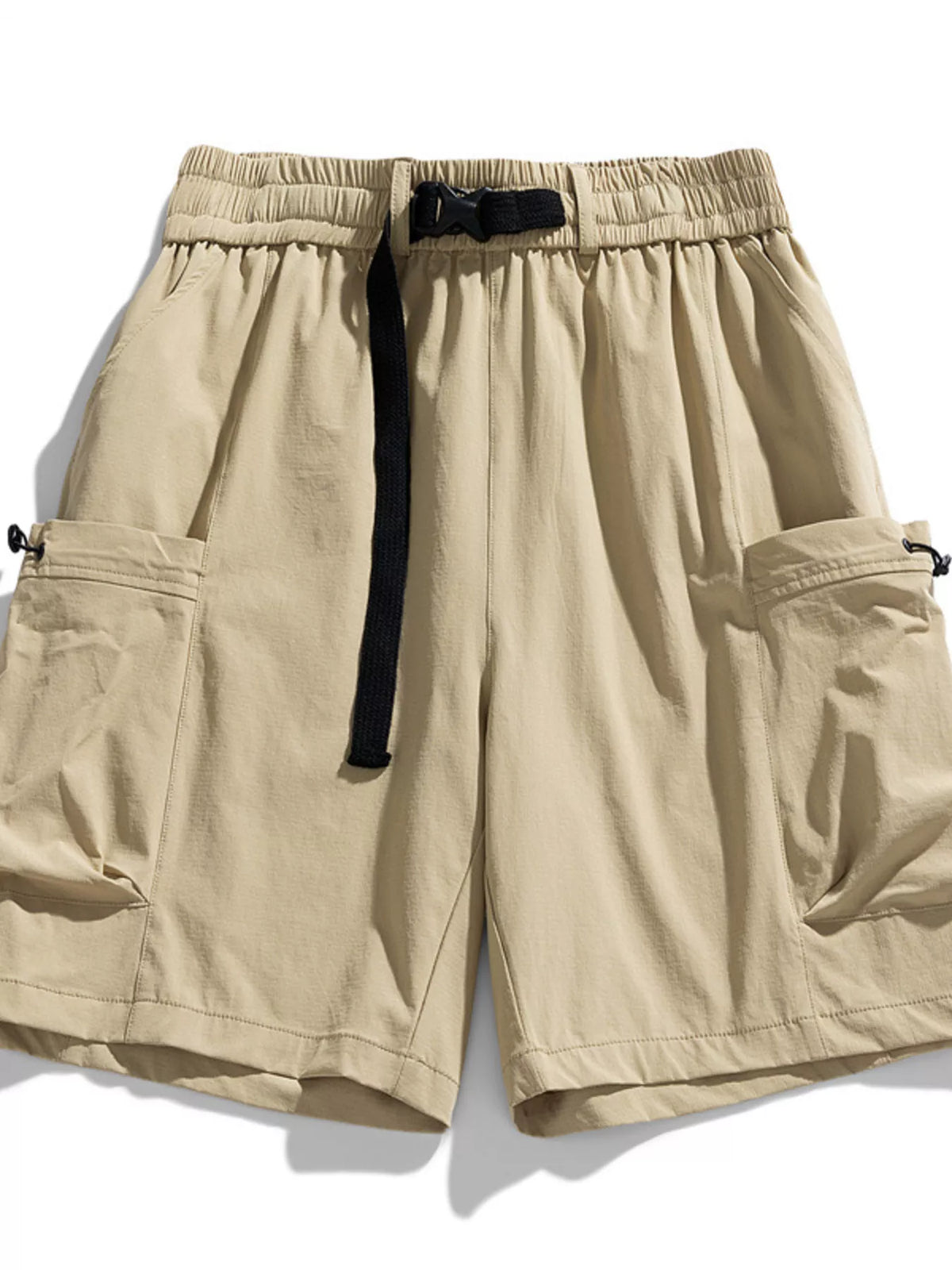 Men's Plus Size Drawstring Cargo Shorts - Lilixa.store