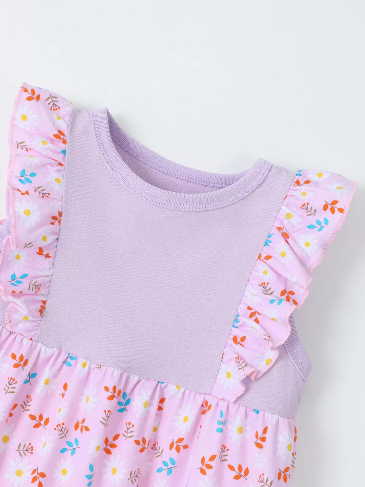 Children's Ruffled Floral Print Dress - Lilixa.store