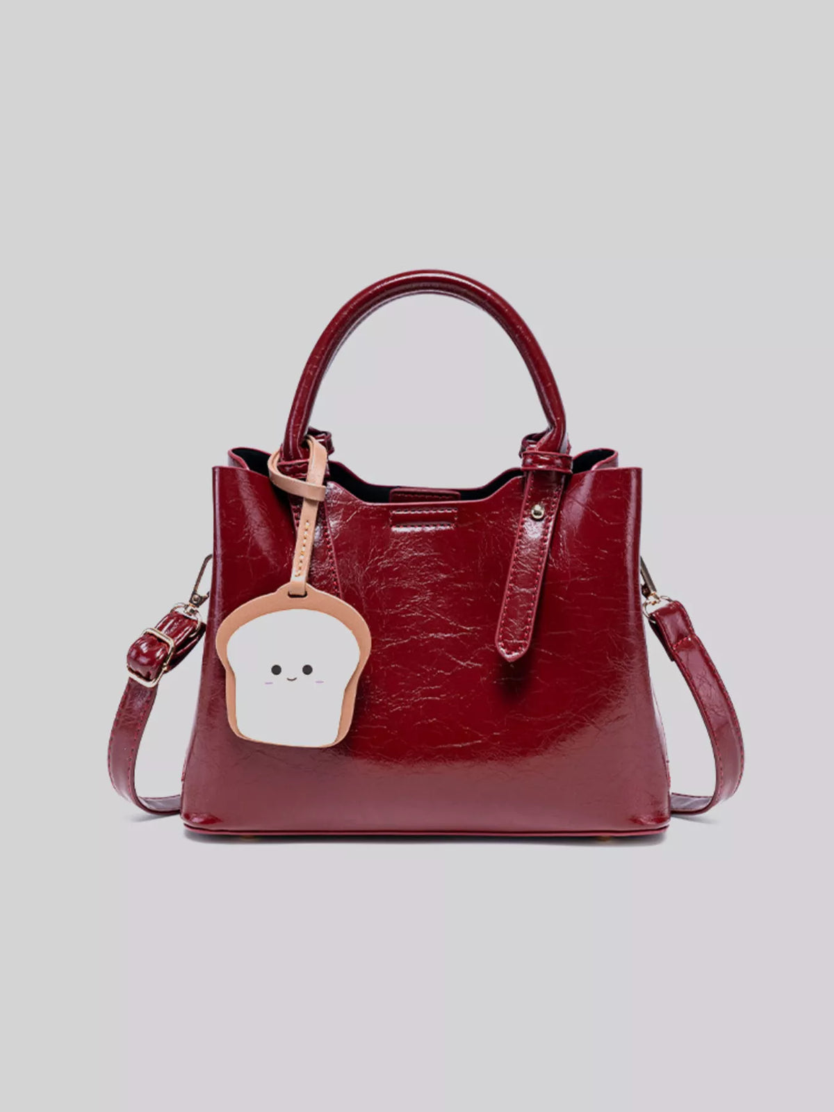 Top Handle Texture Handbag