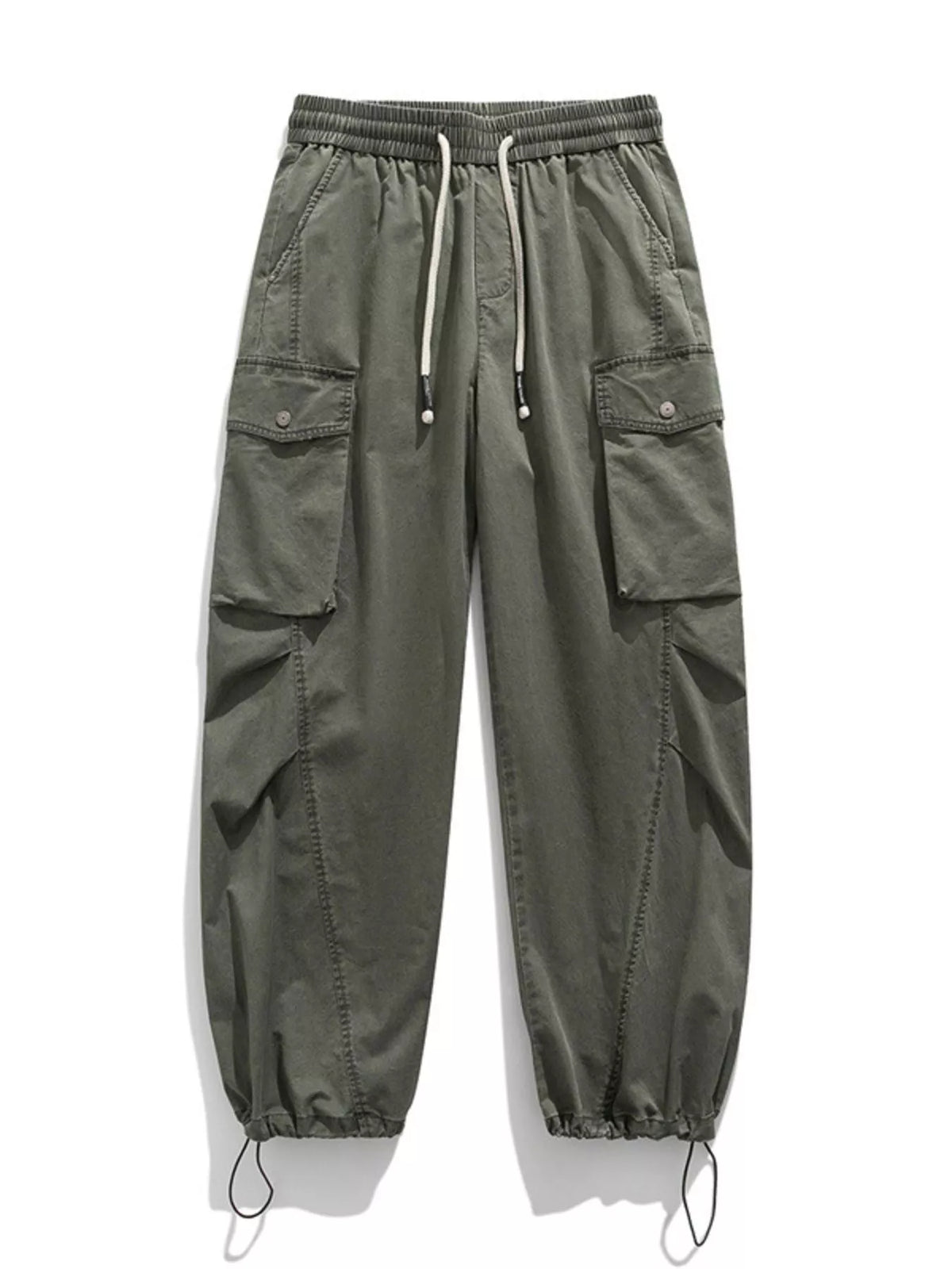 Men's Plus Size Casual Loose Fit Cargo Pants, view 10