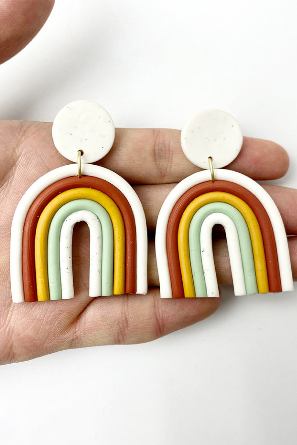 Rainbow Shape Dangle Earrings - Lilixa.store