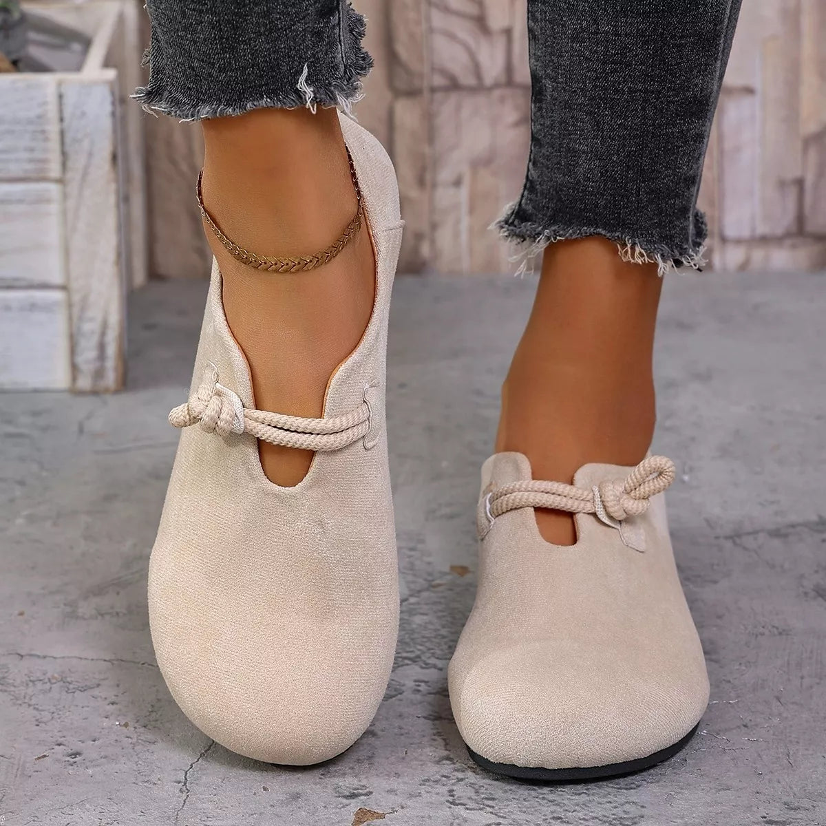 Round Toe Slip-Ons - Lilixa.store