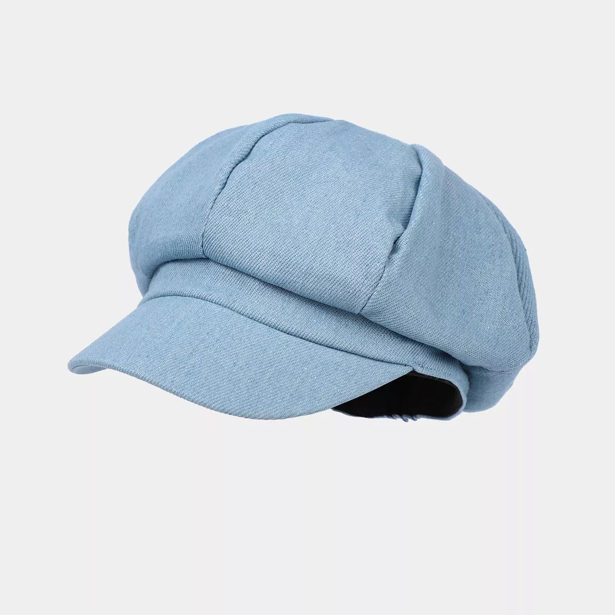 Vintage Style Denim Newsboy Hat