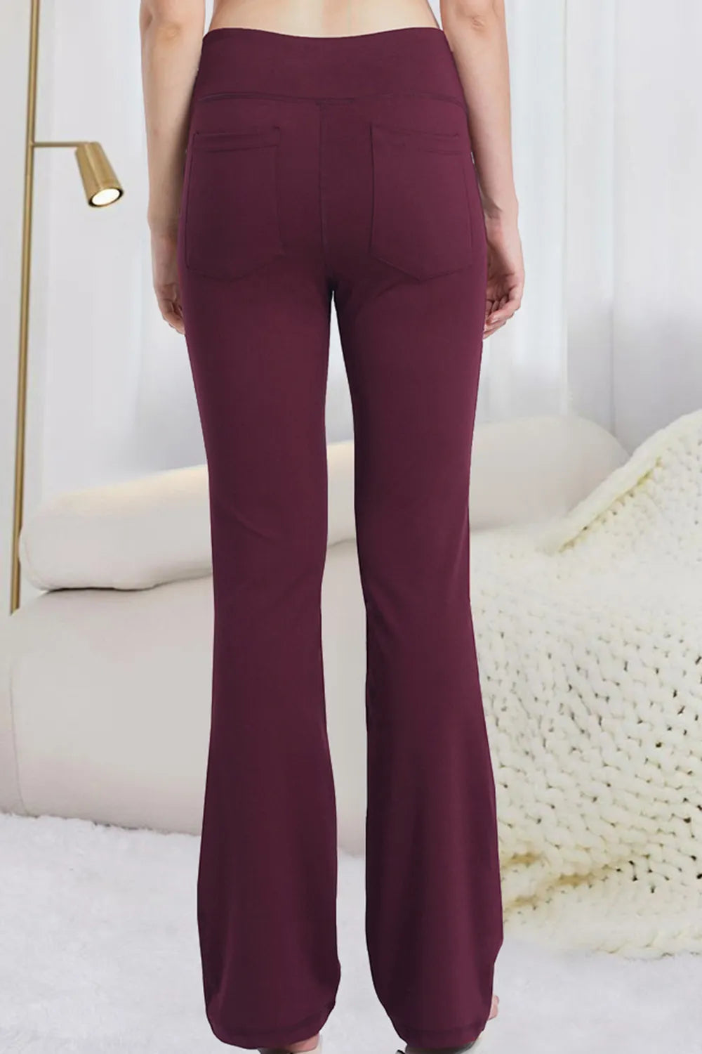 Pocketed High Waist Active Pants - Lilixa.store