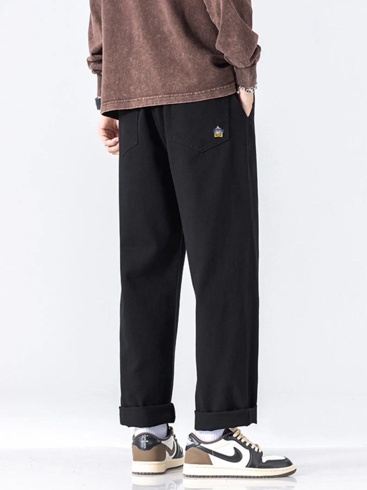 Men's Full Size Casual Loose-Fit Drawstring Pants Plus Size, view 2