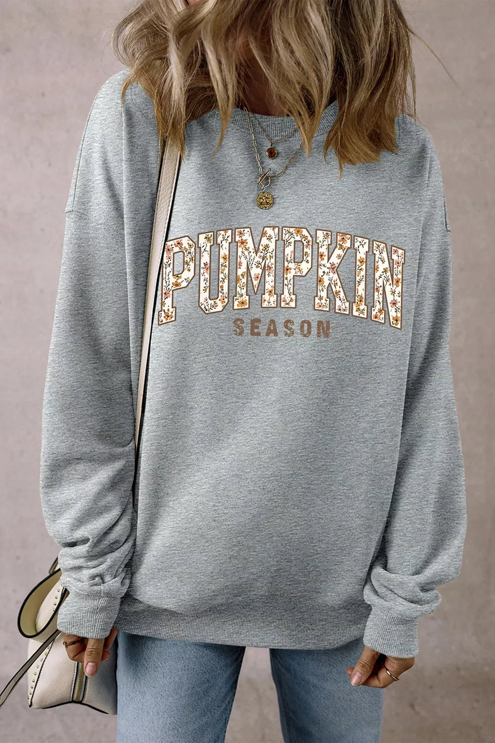 PUMPKIN SEASON Oversized Pullover Sweatshirt - Lilixa.store