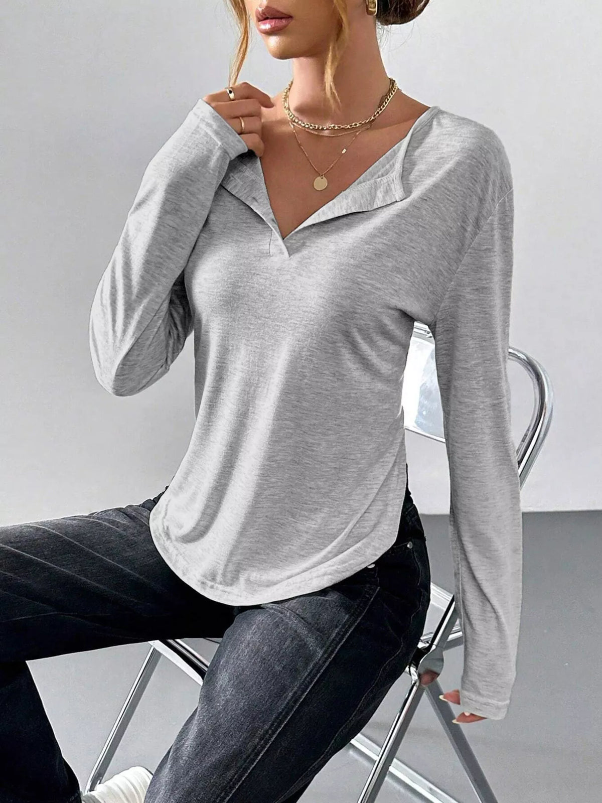 Casual Long Sleeve T-Shirt