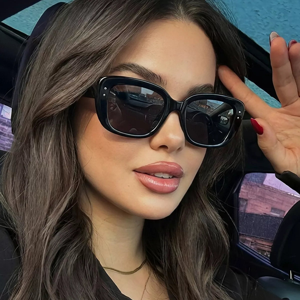 UV400 Protection Rectangle Sunglasses - Lilixa.store