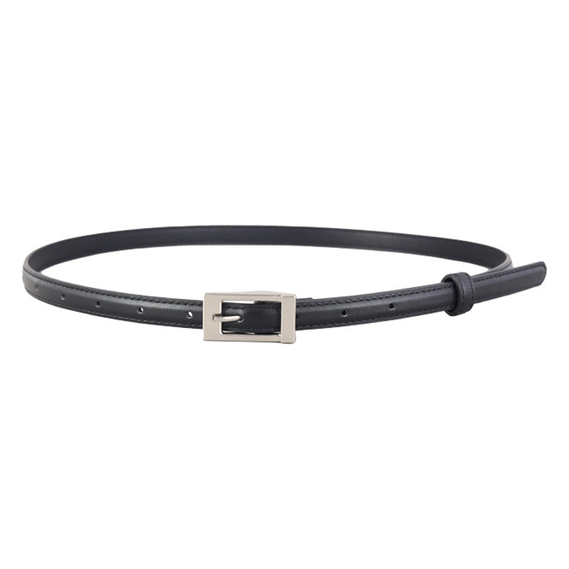 Metal Buckle Leather Belt - Lilixa.store