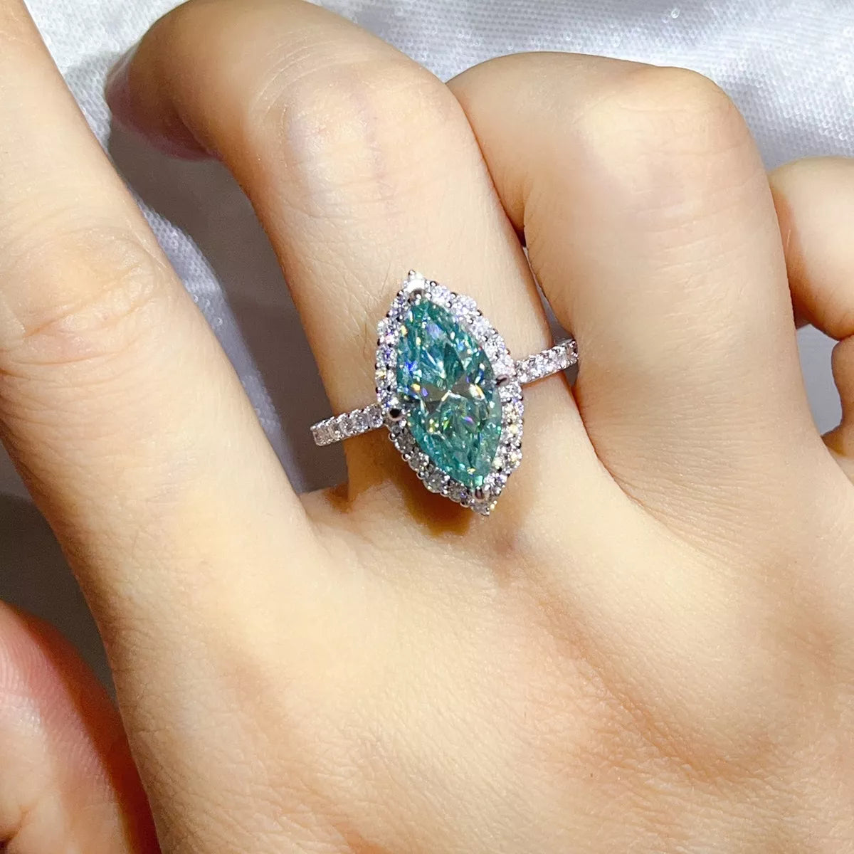 3 Carat 925 Sterling Silver Moissanite Ring - Lilixa.store