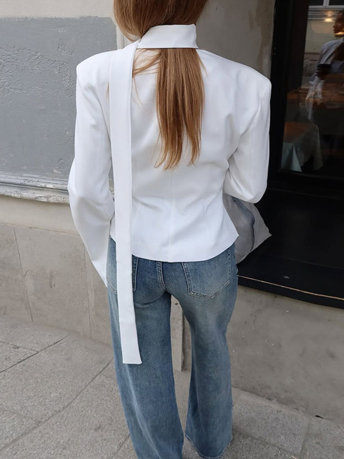 Button Up Long Sleeve Blazer - Lilixa.store