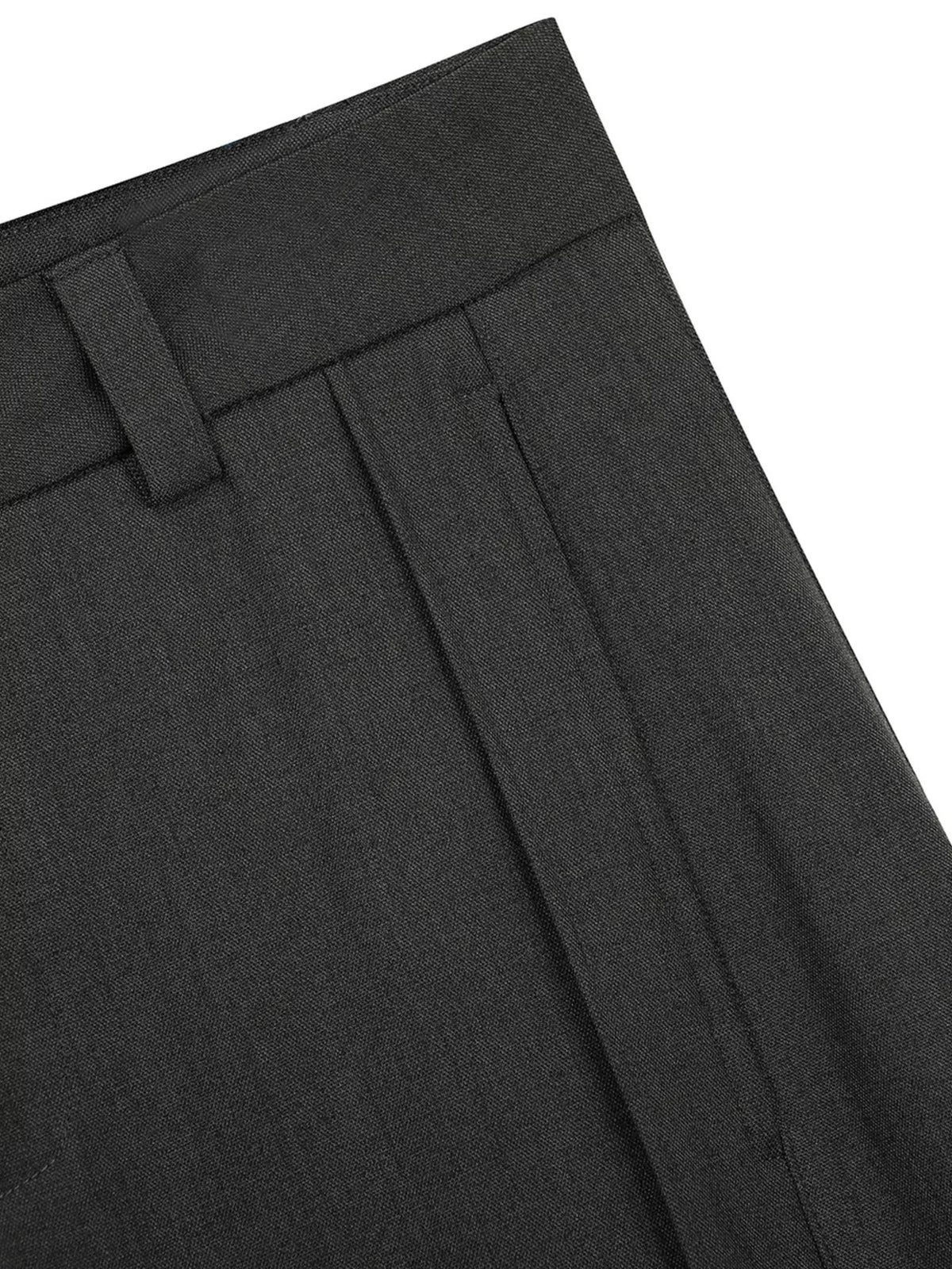 Men's Wide-Legged Pleated Pants