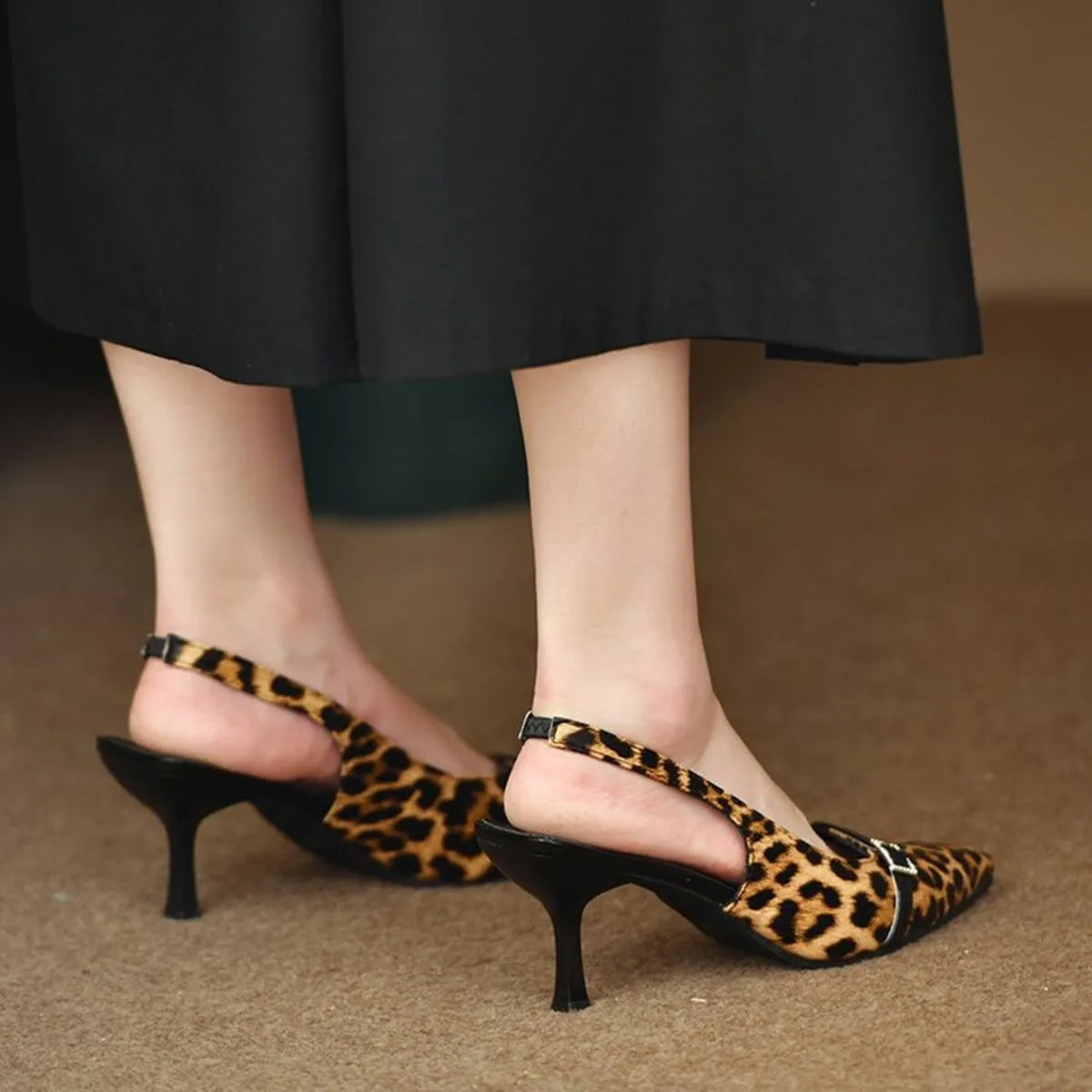 Pointed Toe Slingback Pumps - Lilixa.store