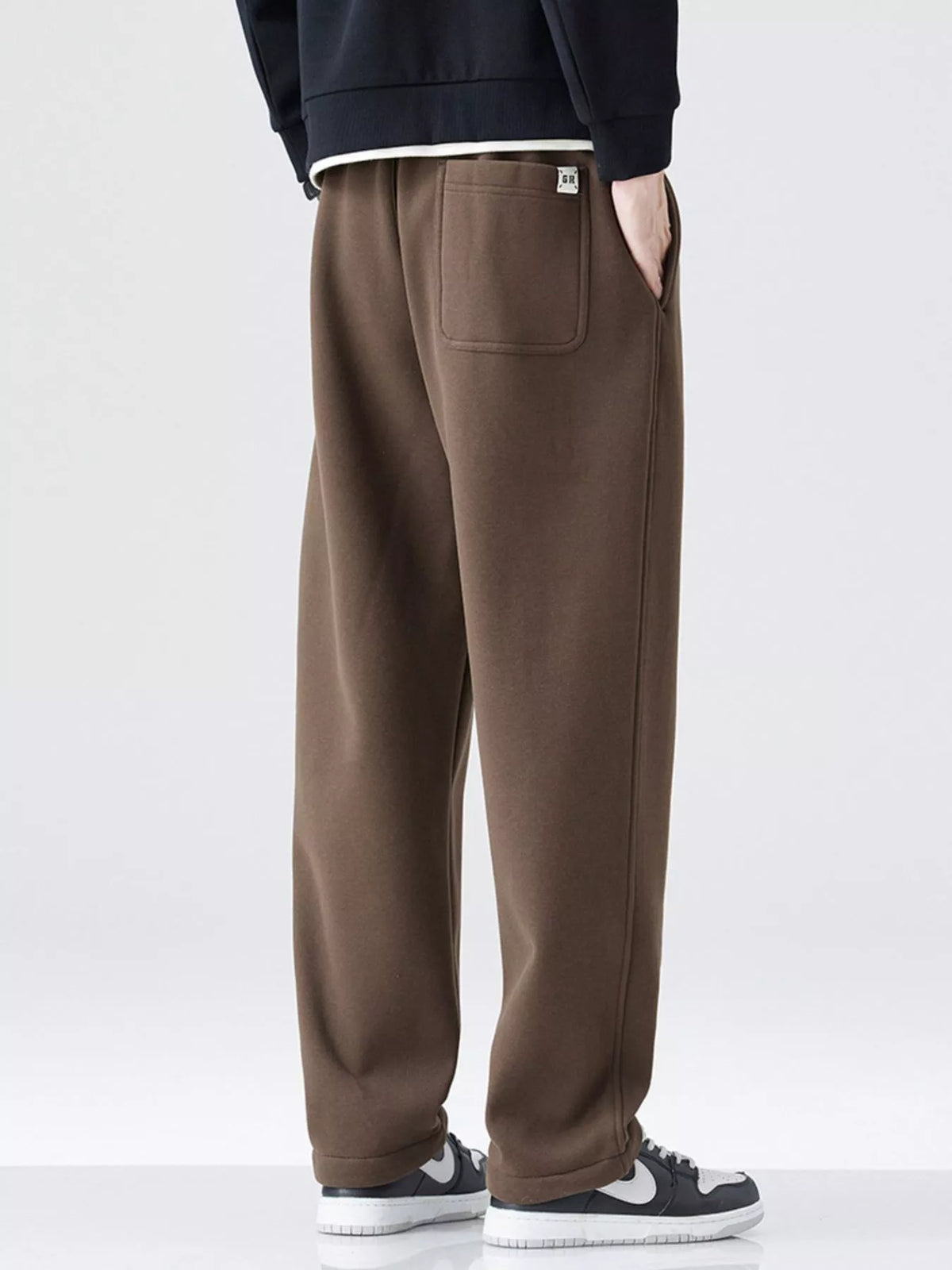 Men's Plus Size Wide Leg Pants, view 4