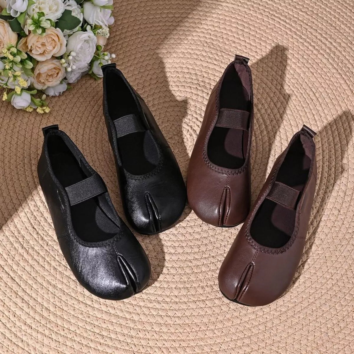 Split-Toe Slip-Ons - Lilixa.store