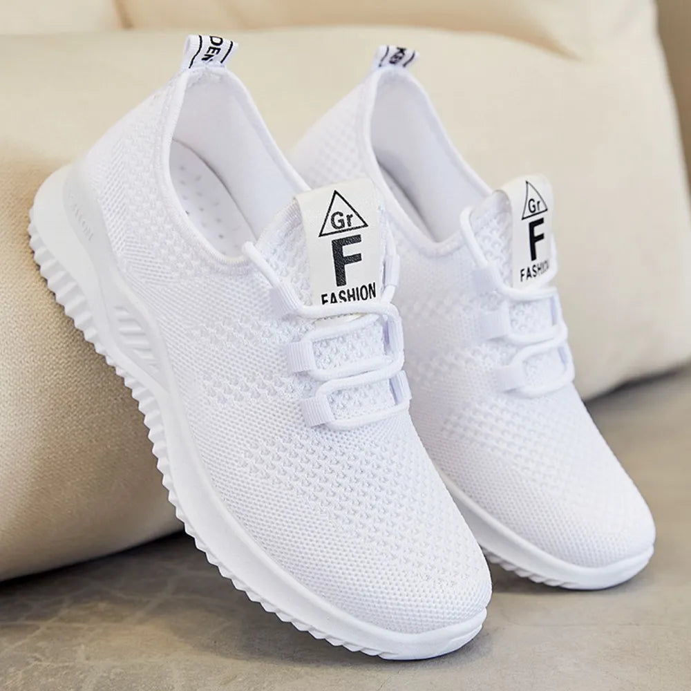 Breathable Mesh Lace Up Athletic - Lilixa.store