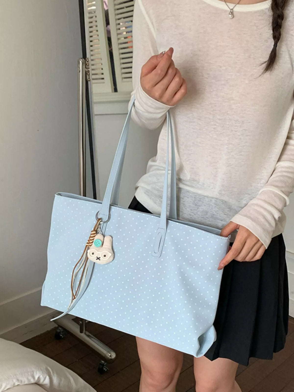 Polka Dot Shoulder Bag - Lilixa.store