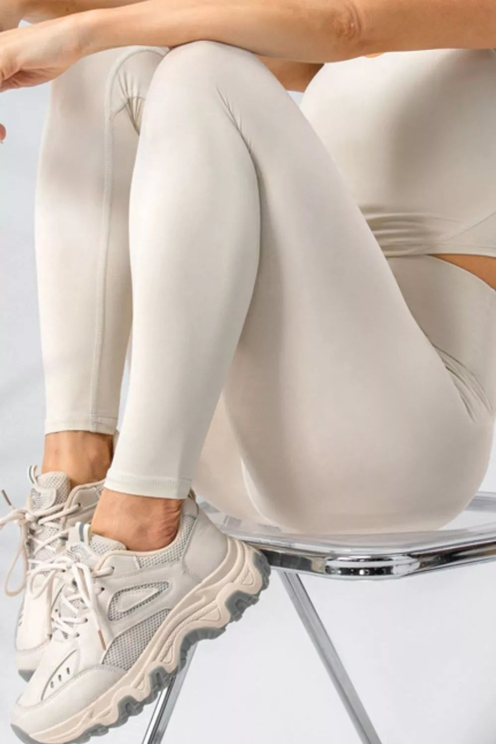 High-Waisted Seamless Active Leggings - Lilixa.store