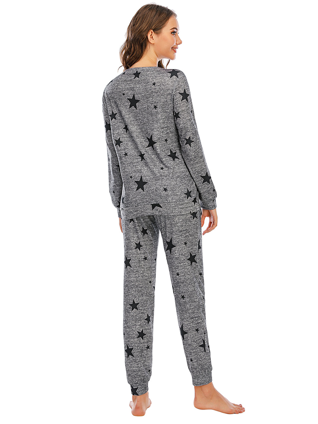 Star Top and Pants Lounge Set - Lilixa.store