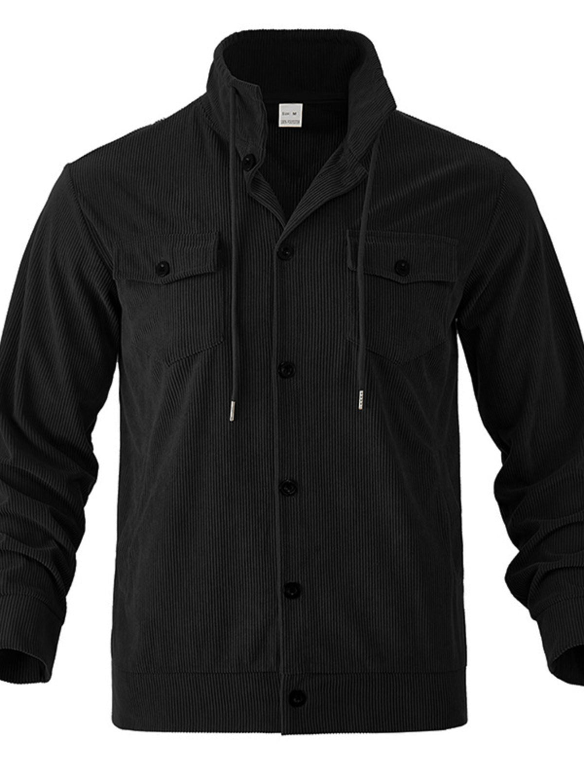 Men's Full Size Corduroy Button Up Casual Jacket Plus Size - Lilixa.store