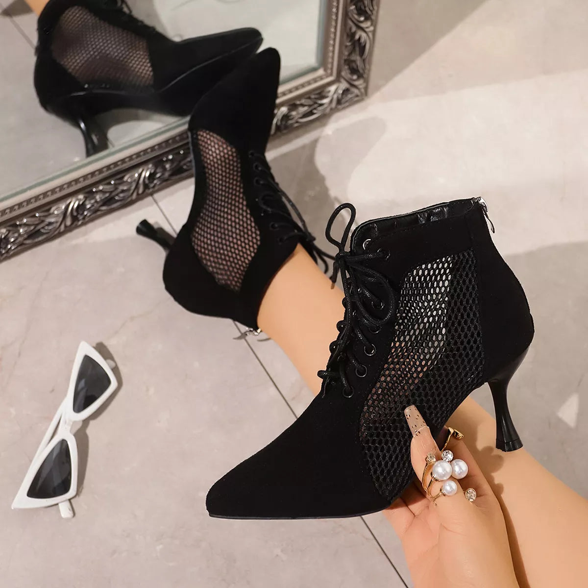 Point Toe Stiletto Pumps - Lilixa.store