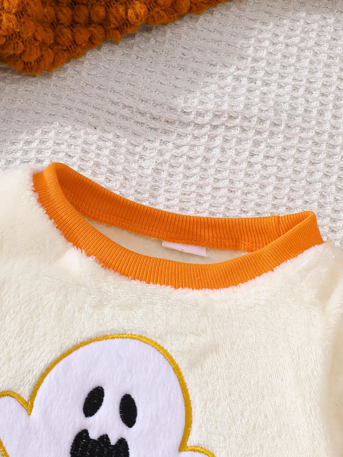 Children's Halloween Ghost Pattern Top and Pants Set - Lilixa.store
