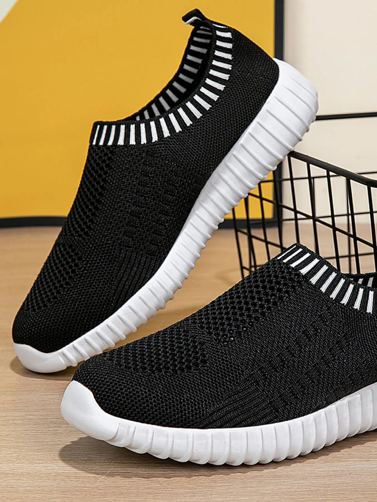 Breathable Knit Slip-On Athletic - Lilixa.store