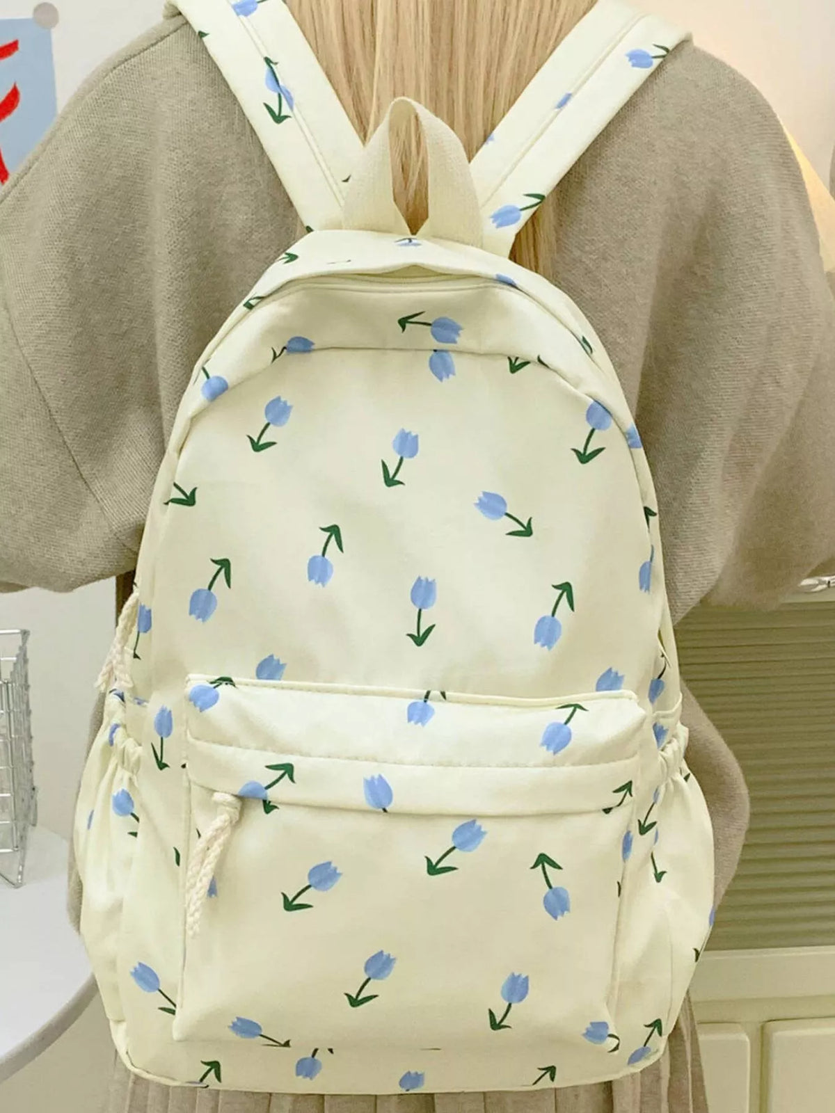 Floral Print Lightweight Backpack Bag - Lilixa.store