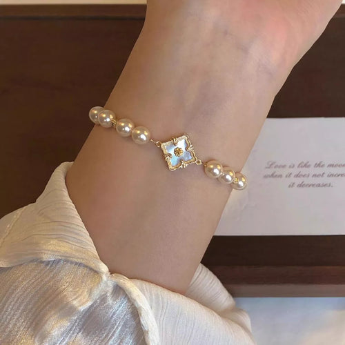 18K Gold-Plated Pearl Bracelet - Lilixa.store