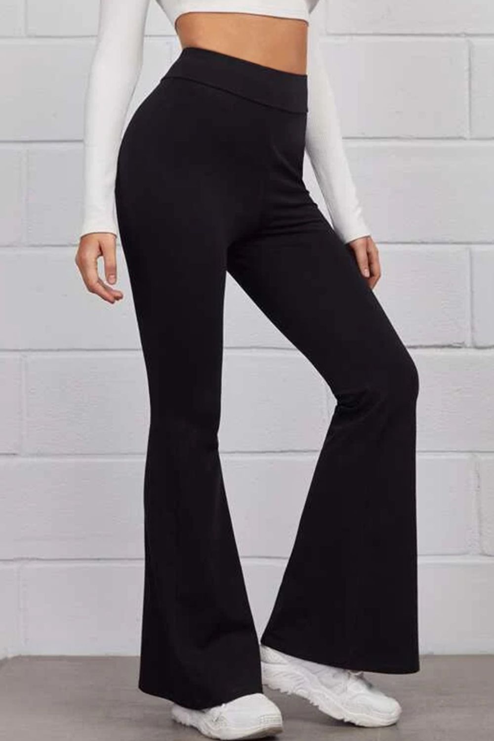 Pull On Flared Pants - Lilixa.store