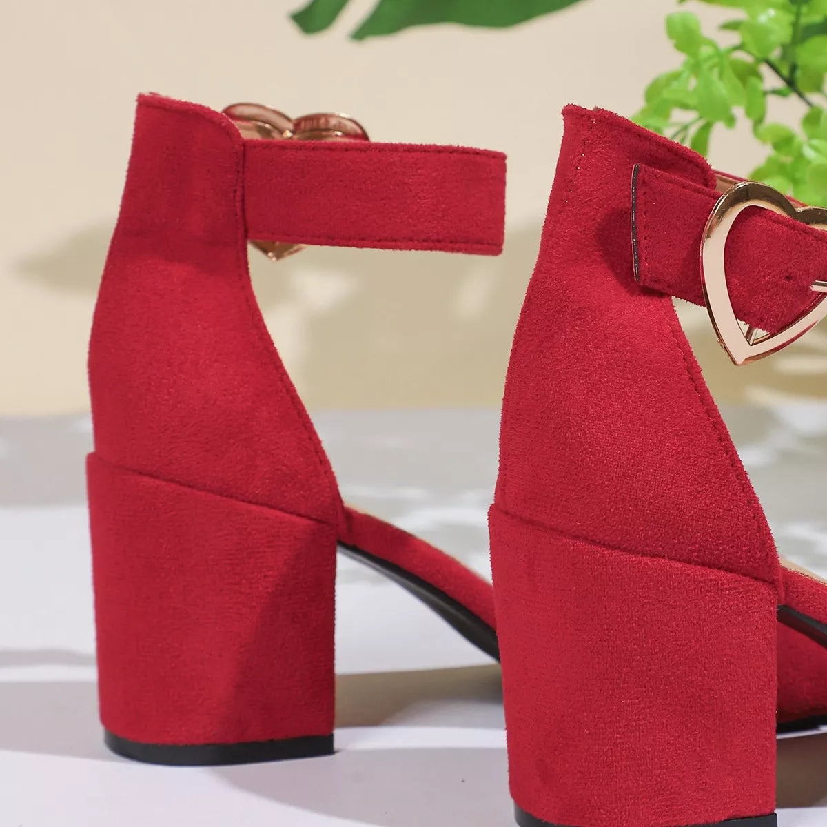 Open Toe Block Heels Sandals, view 3