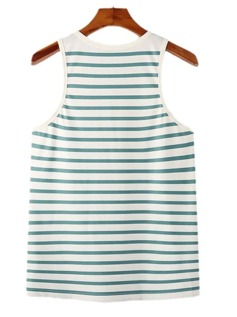 Men's Striped Wide Strap Tank - Lilixa.store