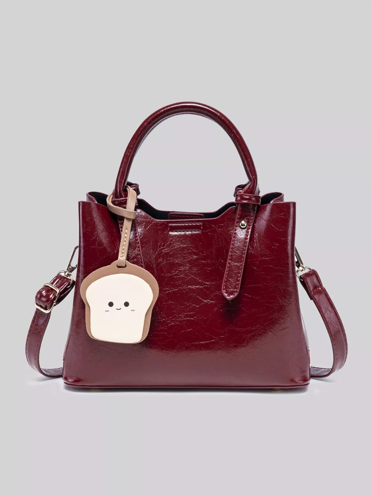 Top Handle Texture Handbag