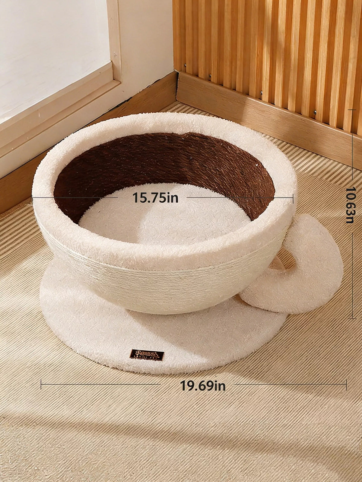 Cat Nest with Hemp Rope Scratcher - Lilixa.store