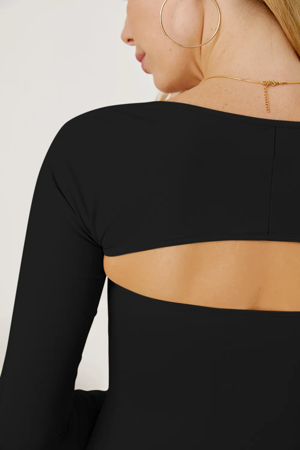 Cutout Raglan Sleeve Bolero and Tube Top, view 3