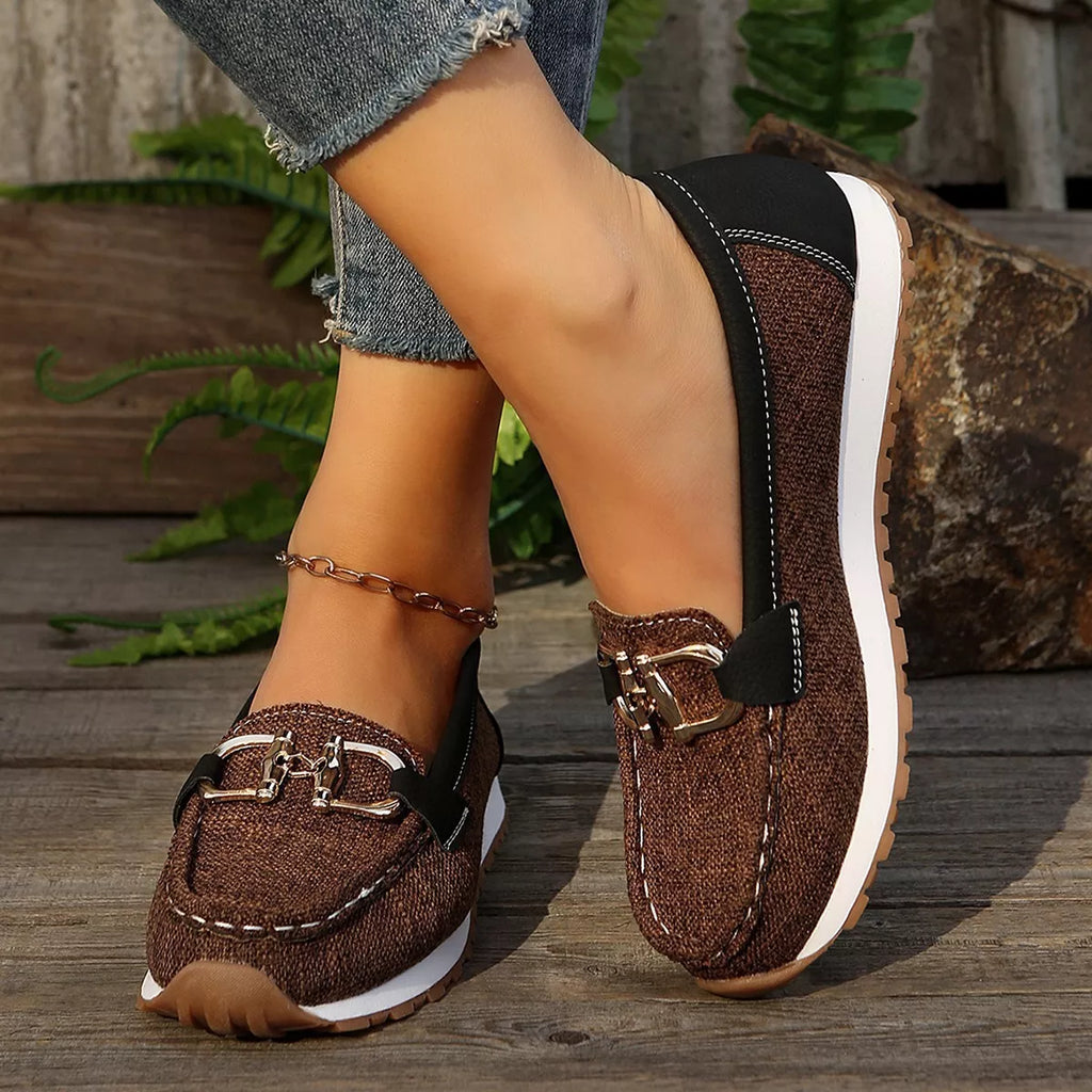Round Toe Slip-Ons - Lilixa.store