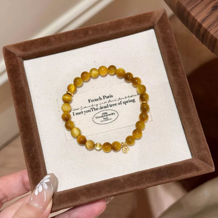 Tiger Eye Beaded Bracelet - Lilixa.store