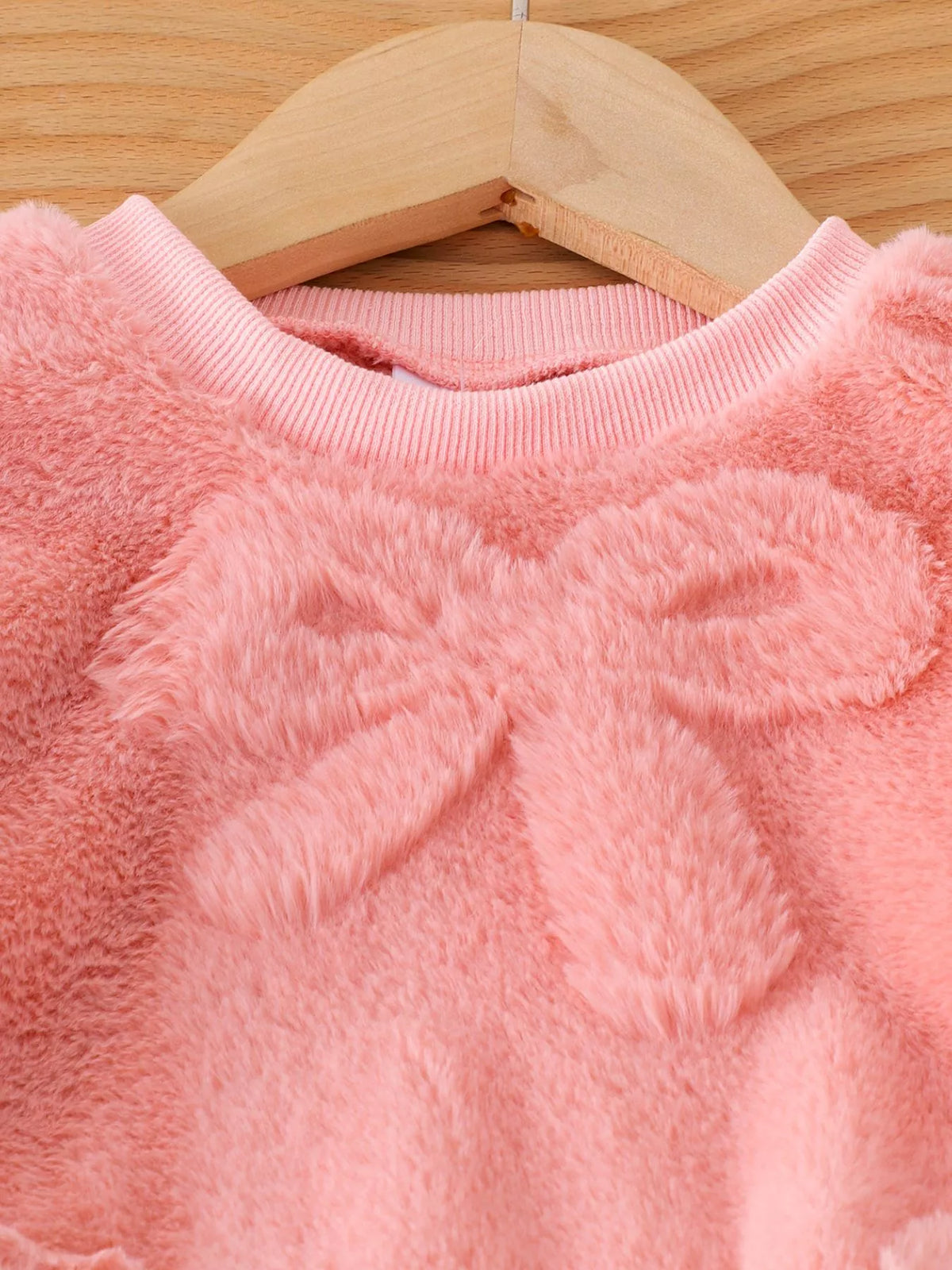 Children's Bow Round Neck Top and Pants Set - Lilixa.store