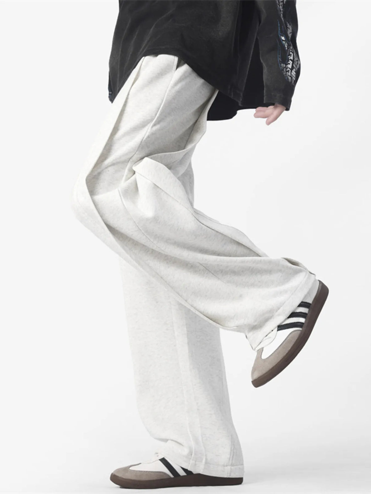 Men's Full Size Drawstring Wide Leg Pants Plus Size