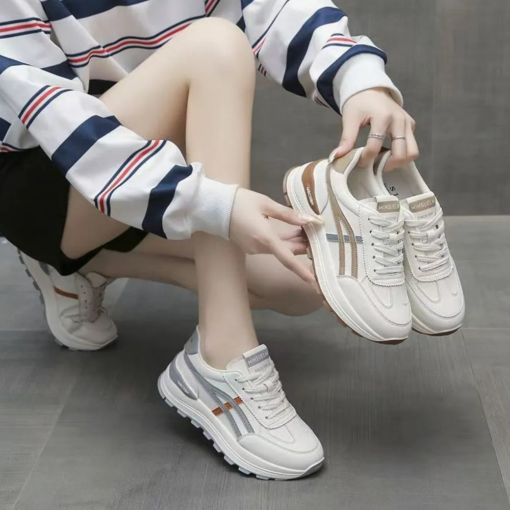 Round Toe Lace-Up Athletic - Lilixa.store