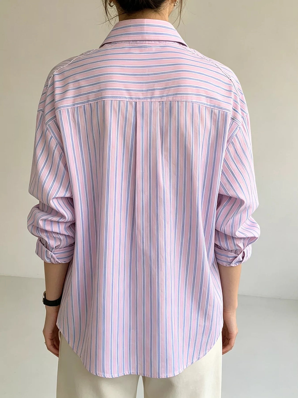 Striped Button-Down Shirt, view 9
