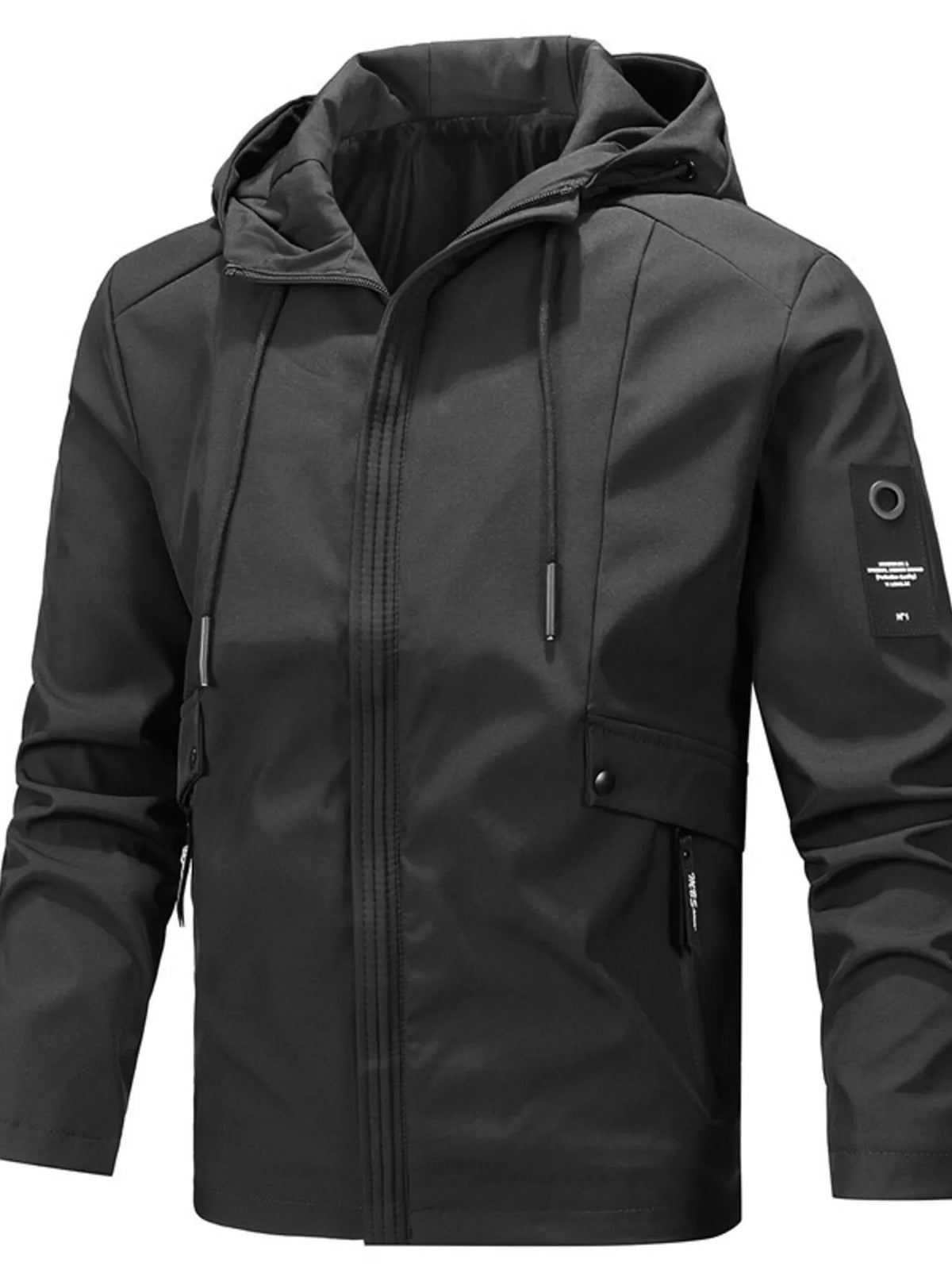 Men's Plus Size Hooded Windproof Casual Jacket - Lilixa.store